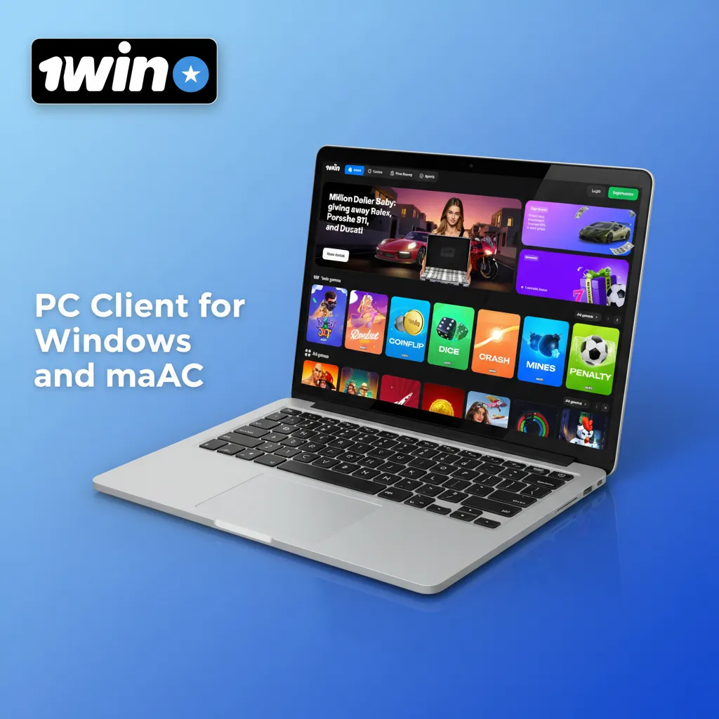 Use your browser on Windows or macOS to place bets and play casino games—no separate desktop client.
