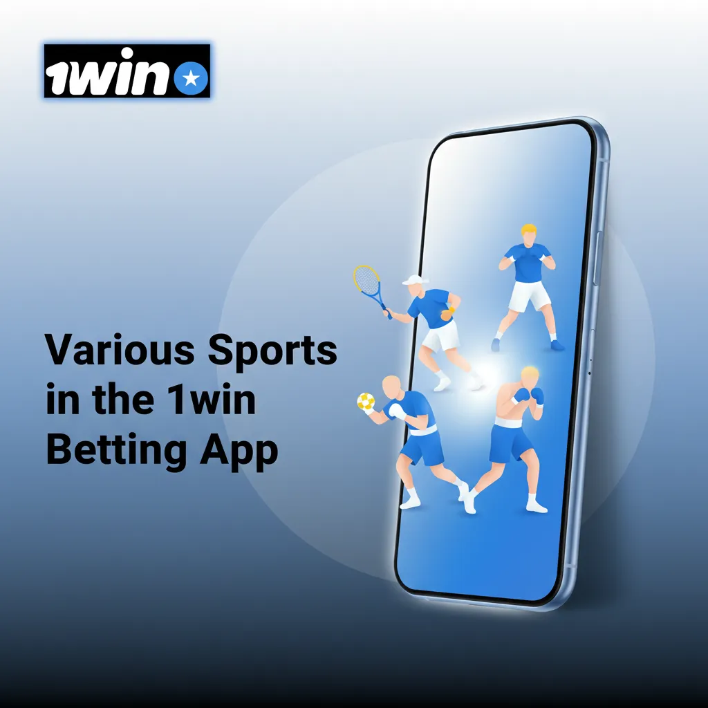 1win betting app showing live and pre-match odds for football, basketball, tennis, esports, with stats and live streams.